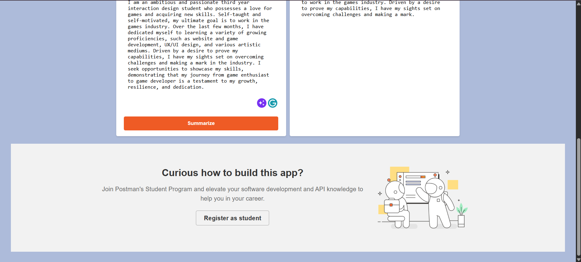 Journo Chain Mobile View